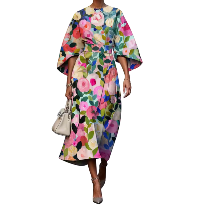 Celeste - Abito floreale elegante