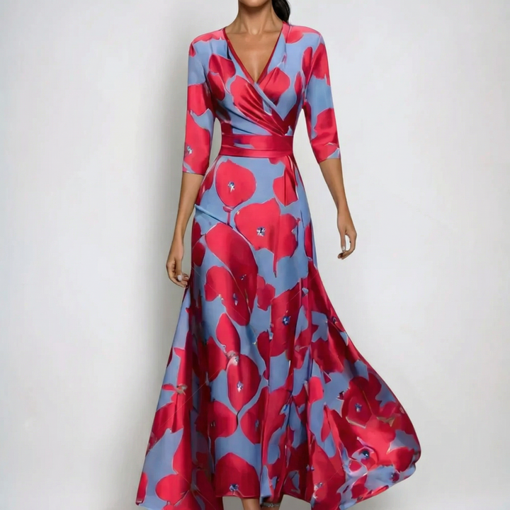 Leona | Abito elegante a fiori