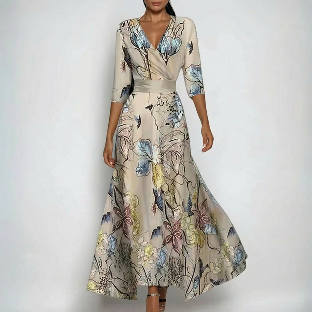 Leona | Abito elegante a fiori